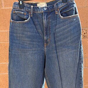 Abercrombie & Fitch High Rise Blue Jeans